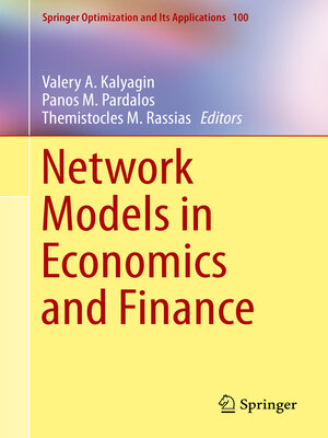 cover image of Network Models in Economics and Finance